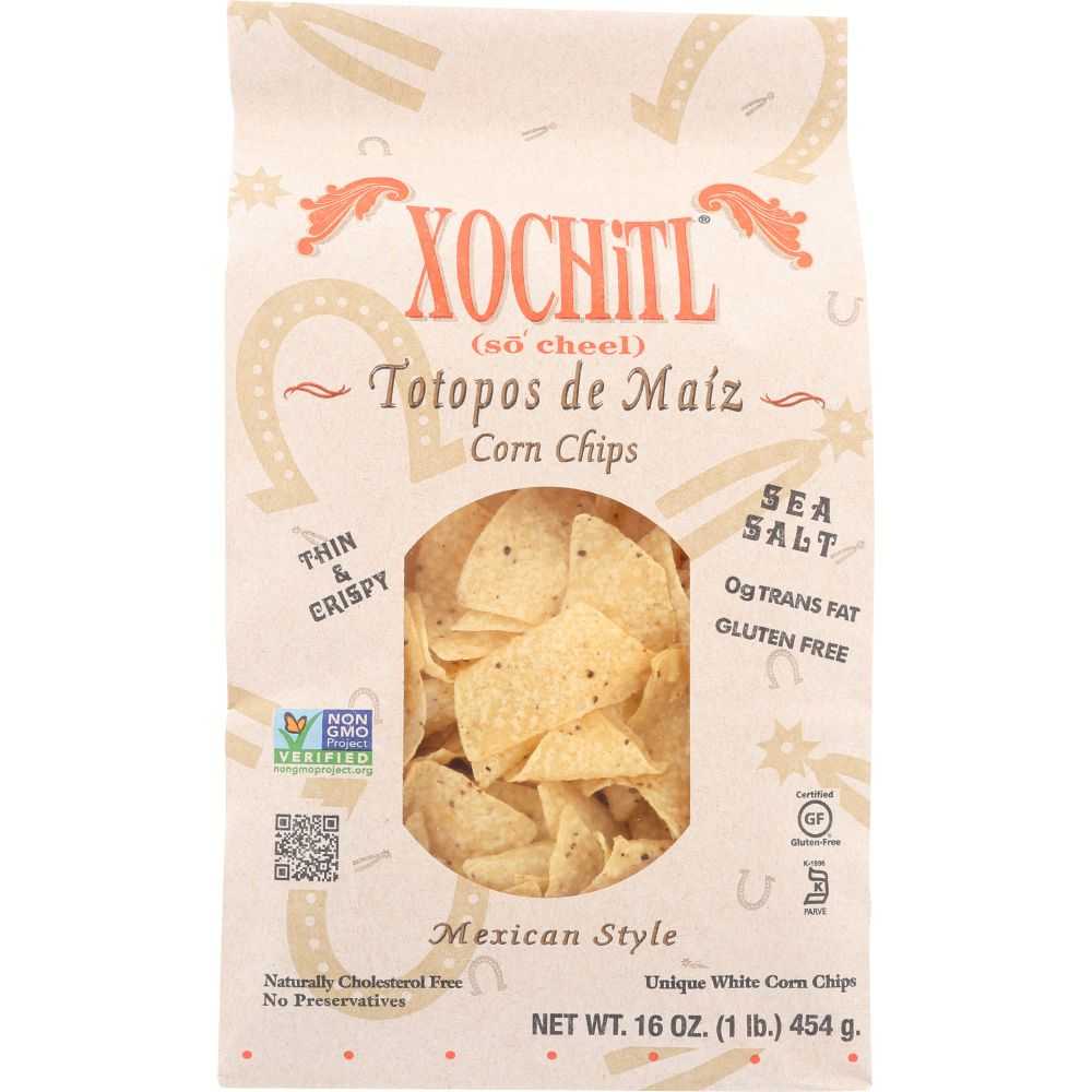 XOCHITL Corn Chips salted Mexican style 16 oz bag fresh thin crispy tortilla chips