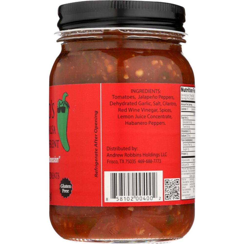 MATEO'S: Gourmet Hot Salsa, 16 Oz - SMART GREENS