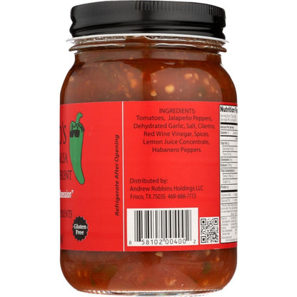MATEO'S: Gourmet Hot Salsa, 16 Oz - SMART GREENS