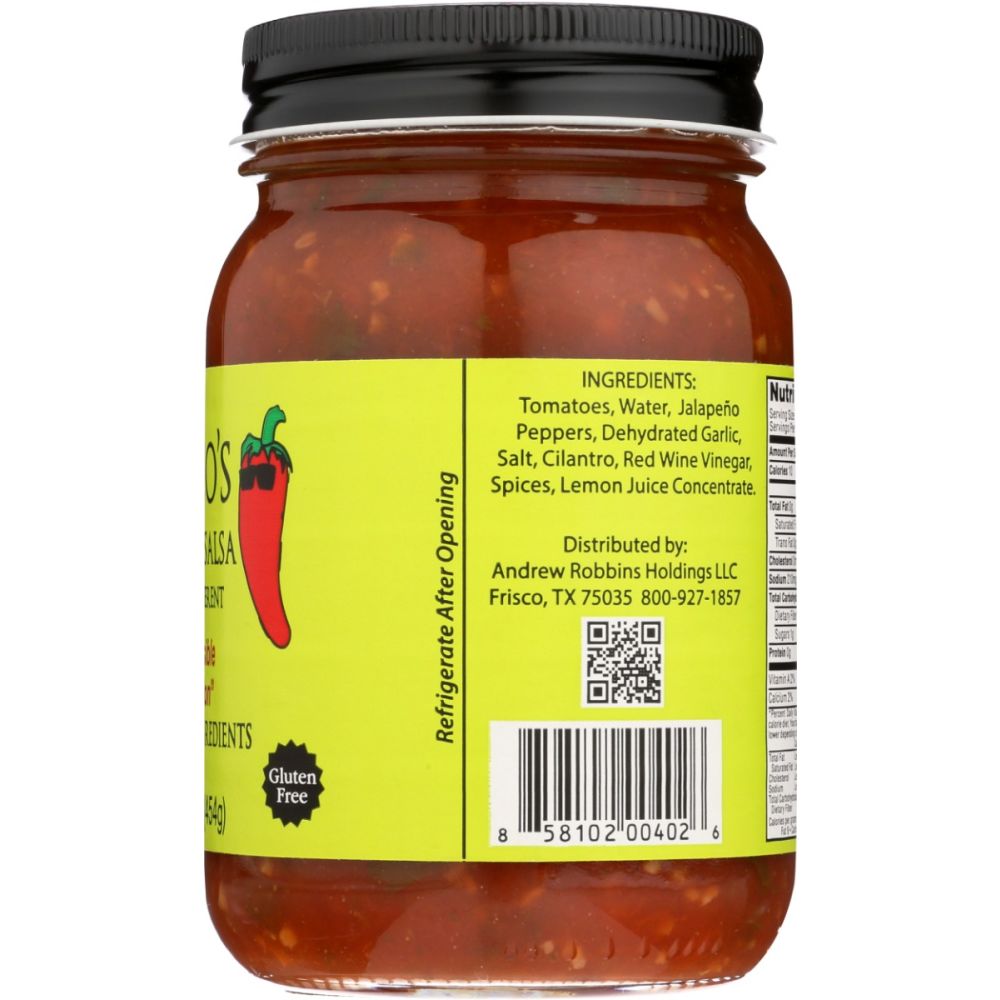 MATEO'S: Gourmet Mild Salsa, 16 Oz - SMART GREENS
