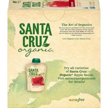 Santa Cruz Organic Apple Sauce 4-pack pouches 12.8 oz