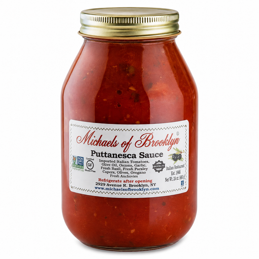 MICHAELS OF BROOKLYN: Puttanesca Pasta Sauce, 32 oz