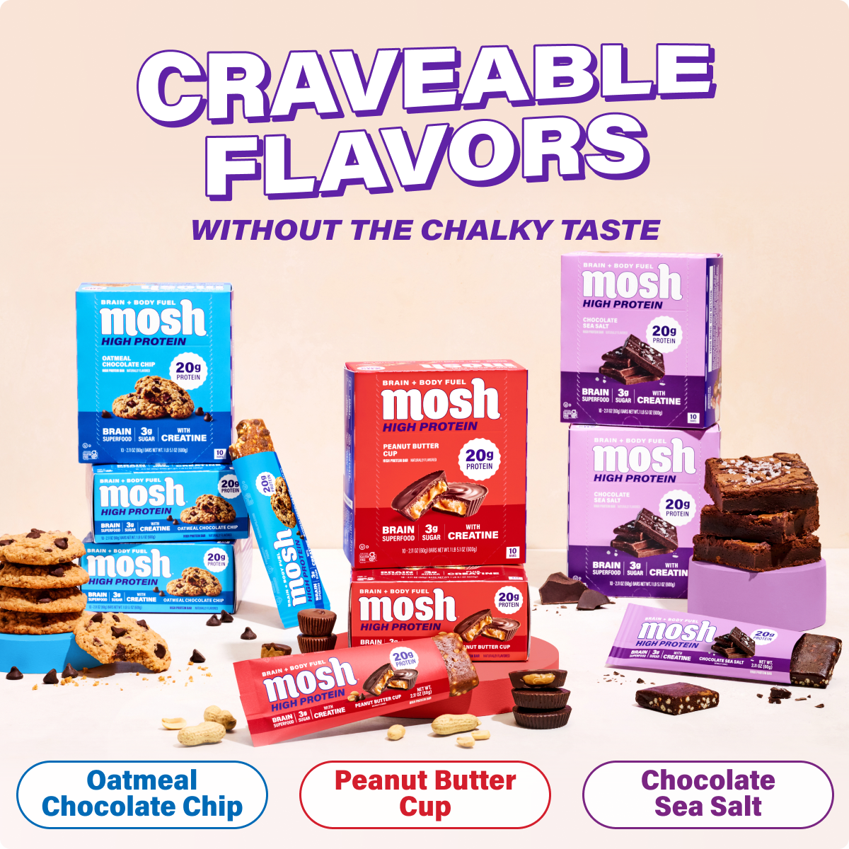 MOSH High Protein Variety Pack