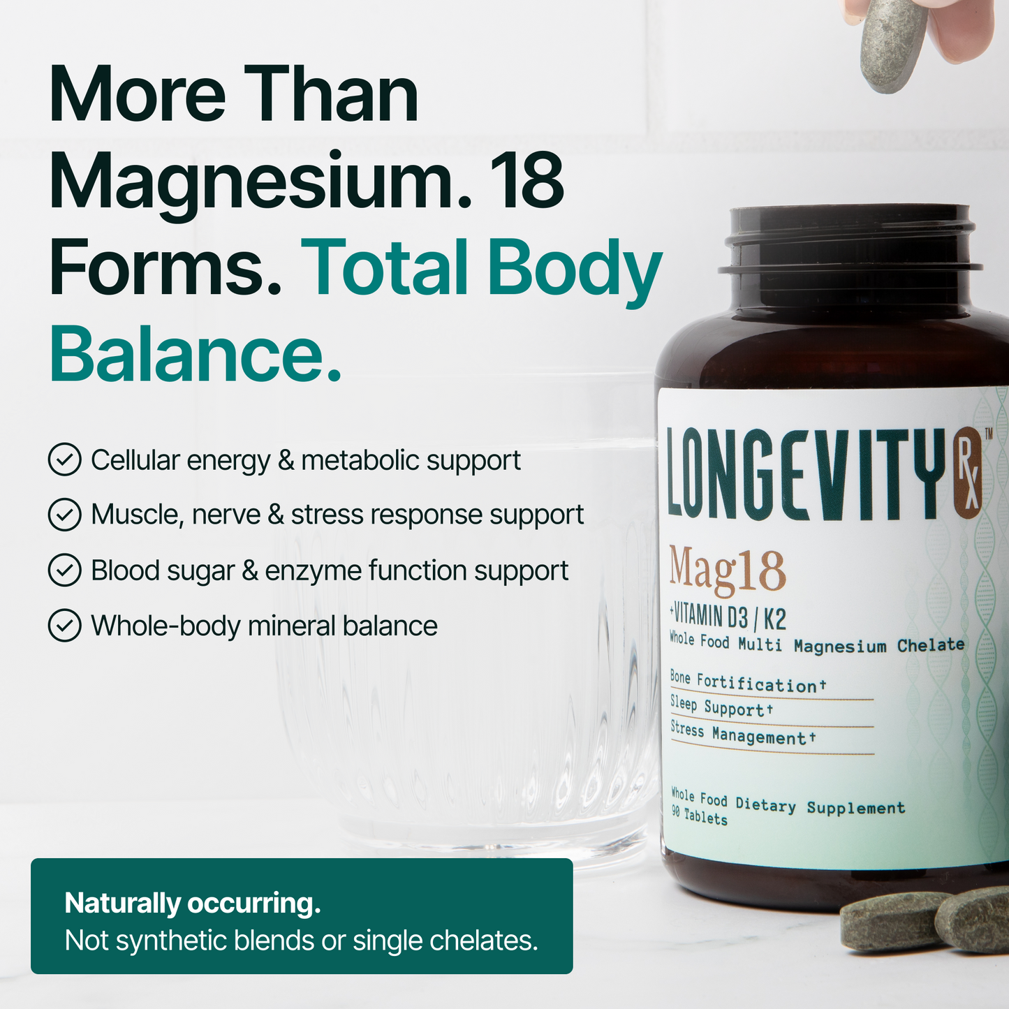 Longevity RX Mag18 | Peptide-Powered Daily Magnesium