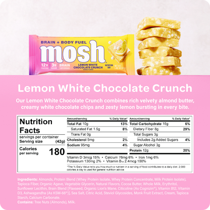 MOSH Lemon White Chocolate Crunch