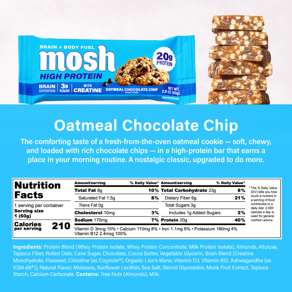 MOSH Oatmeal Chocolate Chip