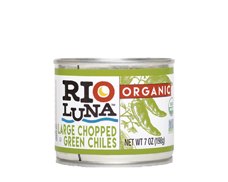 RIO LUNA: Organic Large Chopped Green Chiles, 7 oz