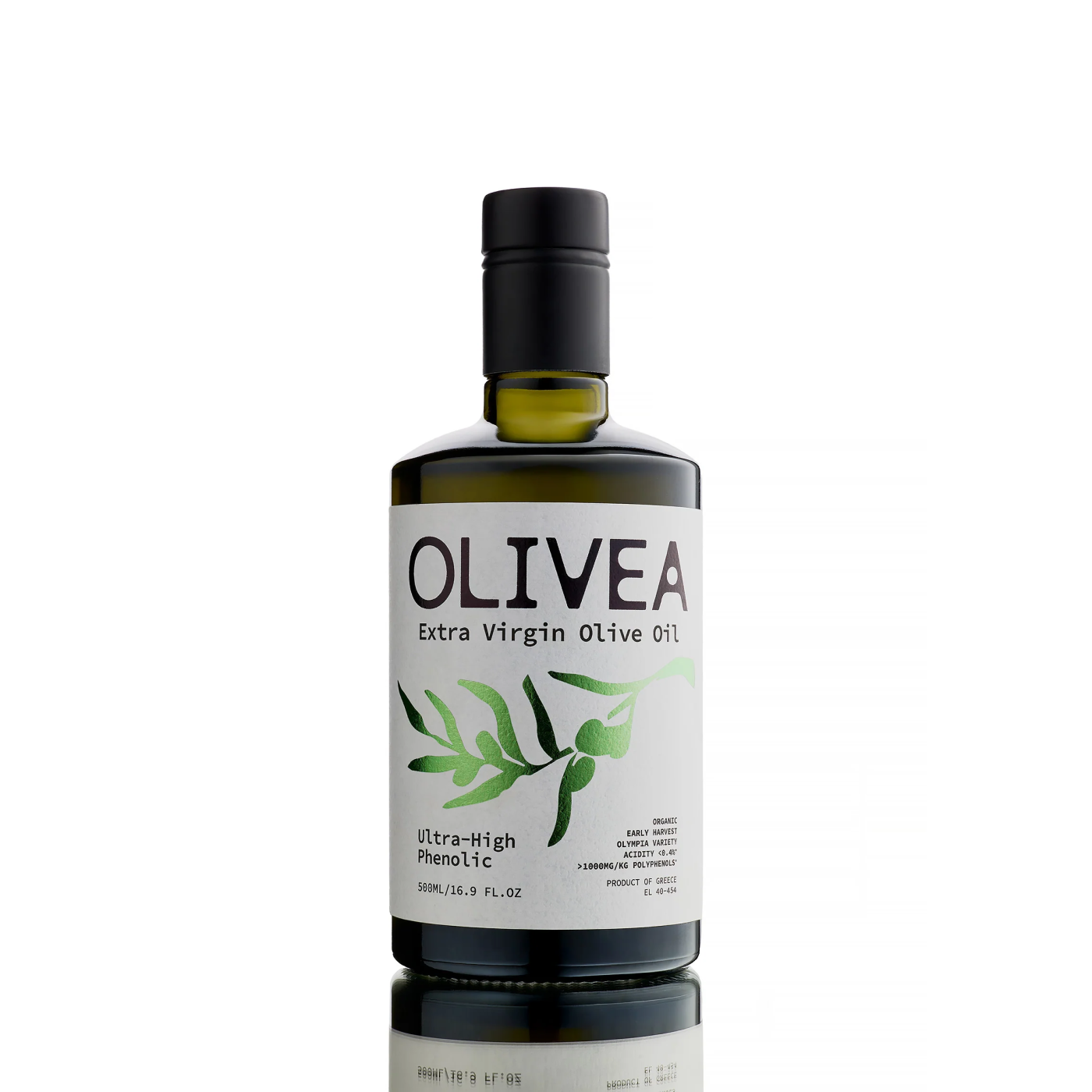 OLIVEA: Ultra High Phenolic Extra Virgin Olive Oil — 1,000+ mg/kg Polyphenols