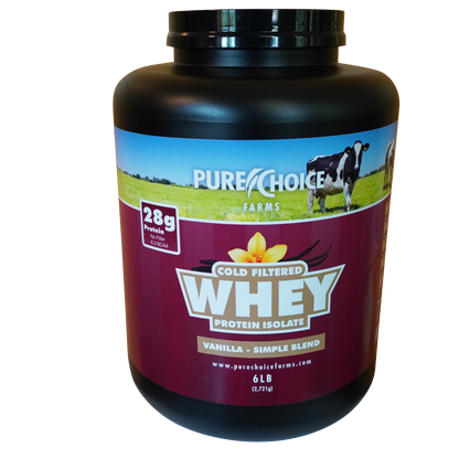 Pure Choice Farms: Whey Protein Isolate with Organic Vanilla