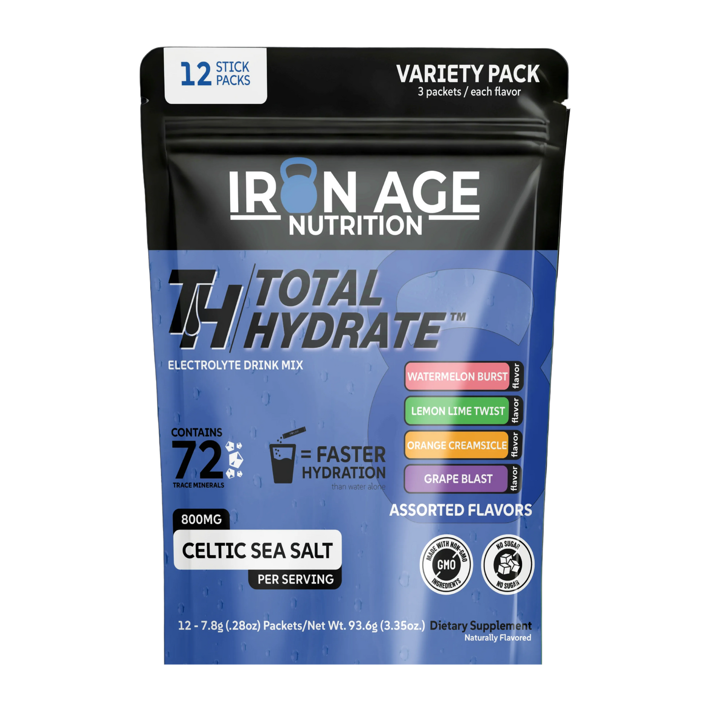 Iron Age Nutrition Total Hydrate™ Electrolyte | Variety Pack
