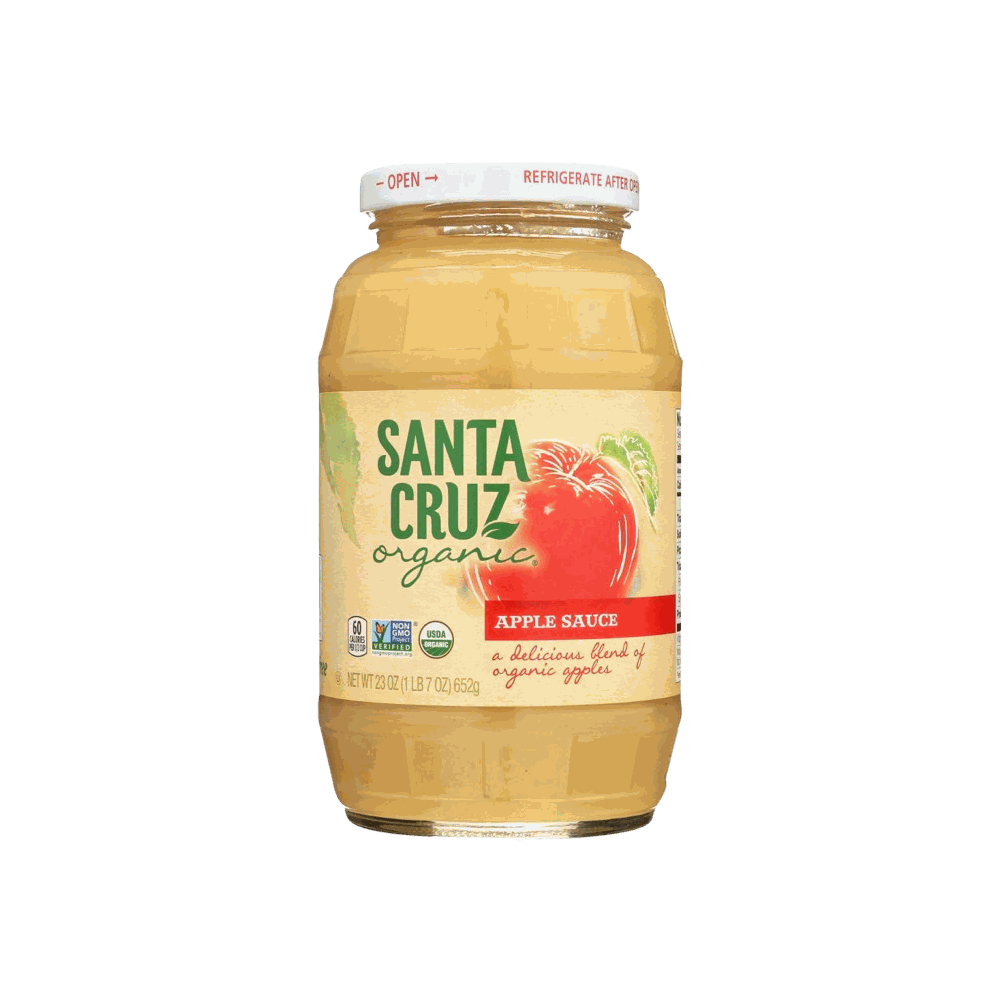 SANTA CRUZ 23 oz Apple Sauce Jar for snacking and baking