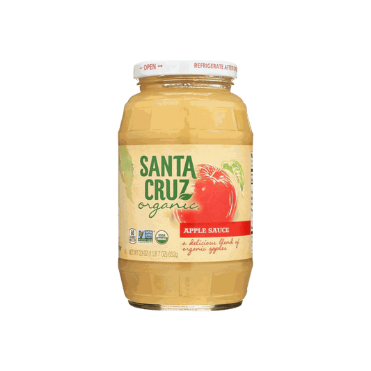 SANTA CRUZ Apple Sauce Jar 23 oz for snacking and baking