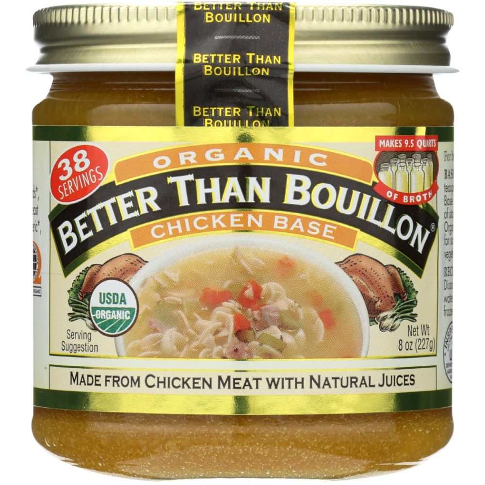 Better Than Bouillon Organic Chicken Base 8 oz jar for cooking flavor