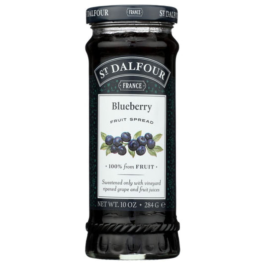 ST DALFOUR: Blueberry Fruit Spread, 10 oz - SMART GREENS