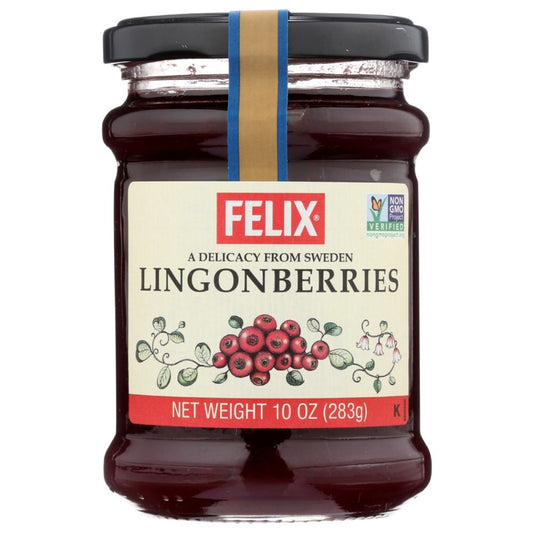 FELIX: Lingonberries, 10 oz - SMART GREENS