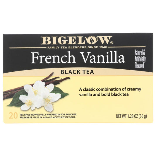 BIGELOW: French Vanilla Black Tea 20Bg, 1.28 oz - SMART GREENS