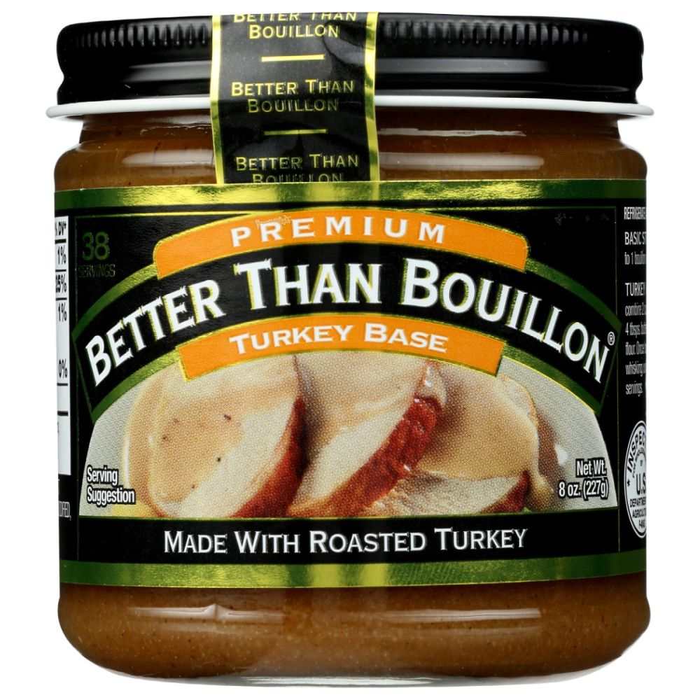 Better Than Bouillon roasted turkey base jar 8 oz for soups sauces and gravies