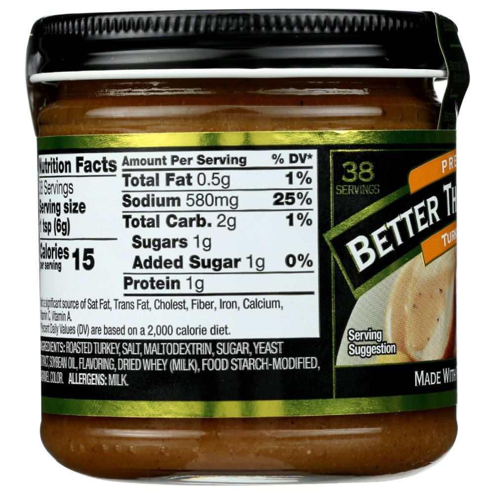 Better Than Bouillon roasted turkey base jar 8 oz for soups sauces and gravies