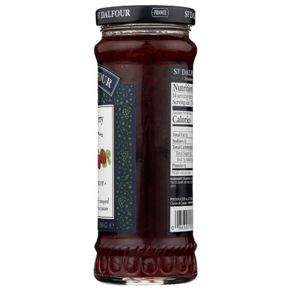 ST DALFOUR: Strawberry Fruit Spread, 10 oz - SMART GREENS