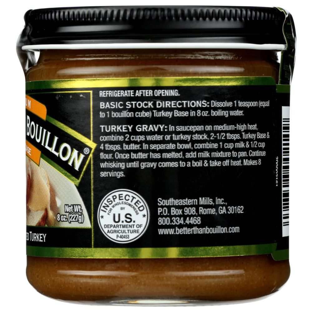 Better Than Bouillon Roasted Turkey Base 8 oz jar for soups and sauces