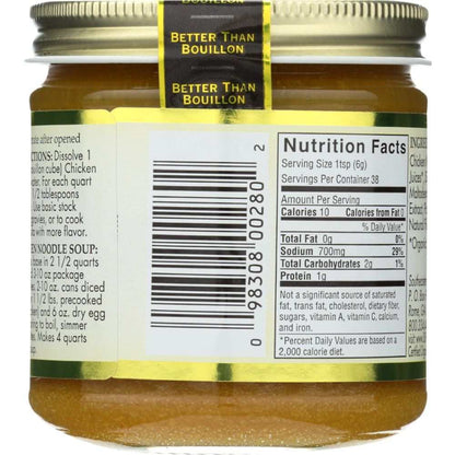 Better Than Bouillon Organic Chicken Base 8 oz jar for cooking and seasoning