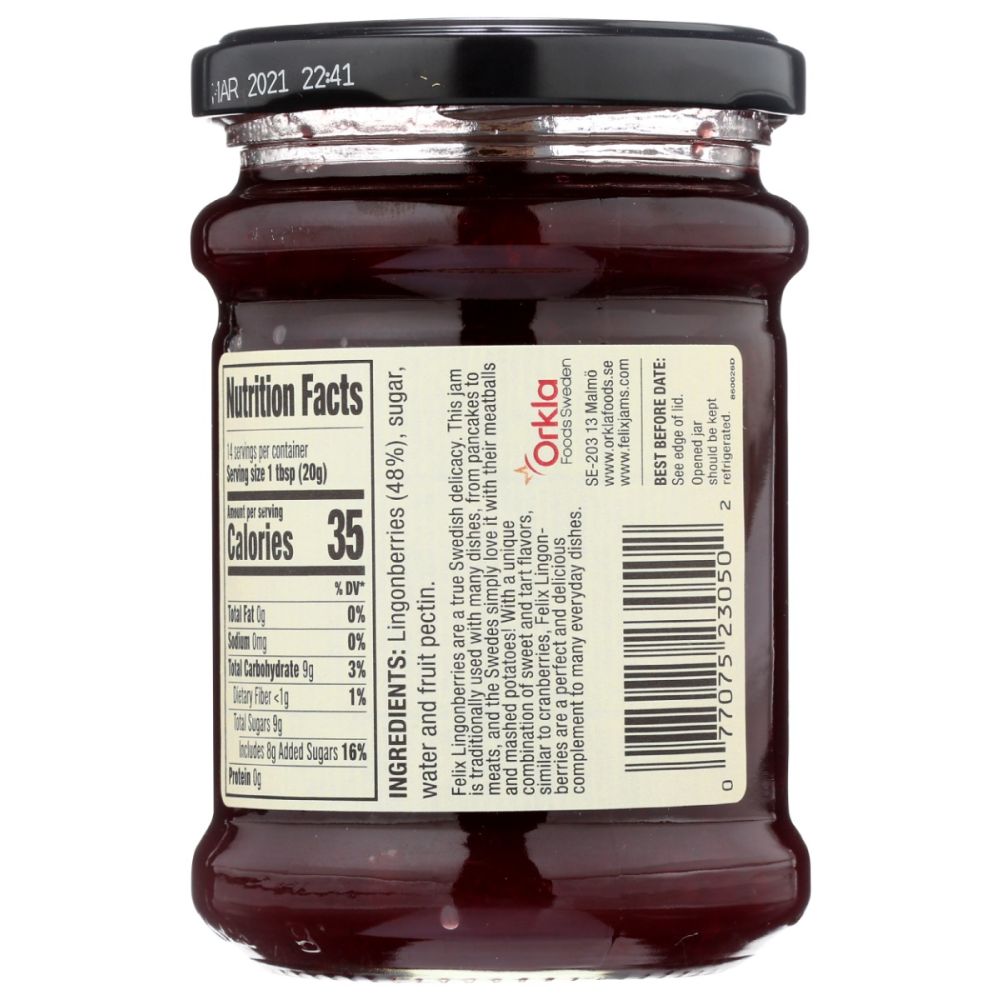 FELIX: Lingonberries, 10 oz - SMART GREENS