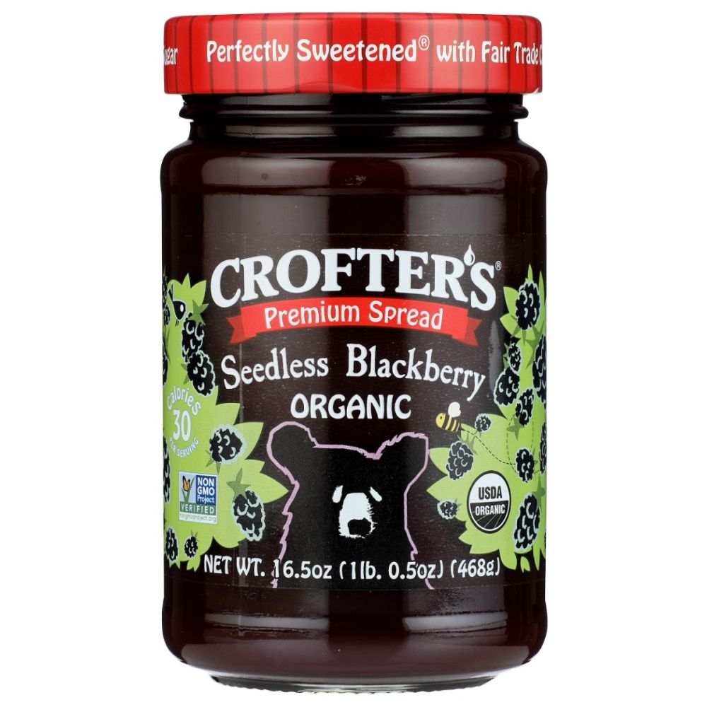 CROFTERS: Premium Spread Blackberry Seedless, 16.5 oz - SMART GREENS