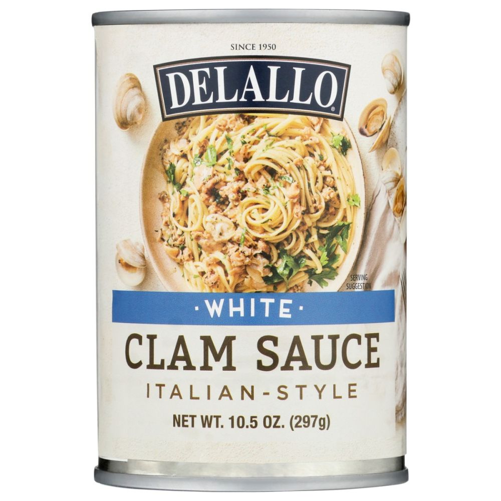 DELALLO: White Clam Sauce, 10.5 oz - SMART GREENS