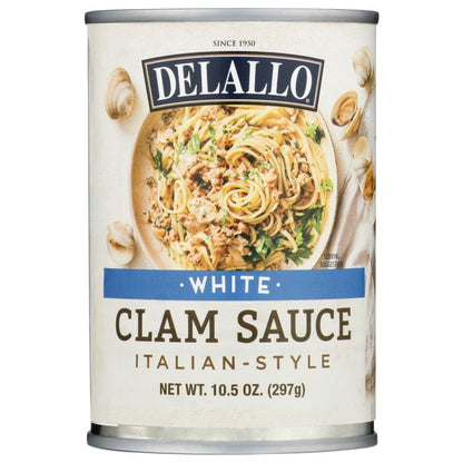 DELALLO: White Clam Sauce, 10.5 oz - SMART GREENS