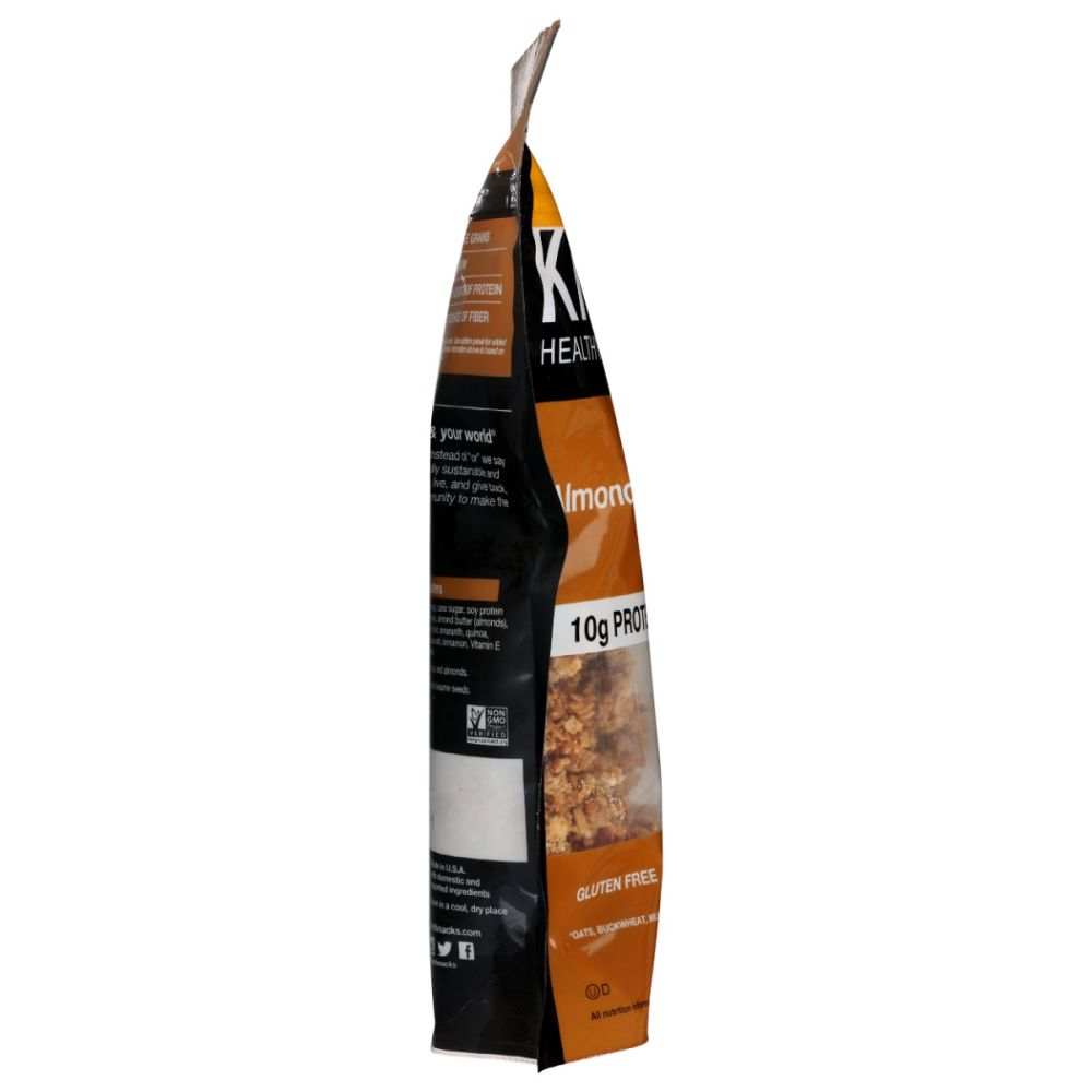 KIND Almond Butter Clusters granola bar with creamy almond butter and cinnamon in 11 oz pack