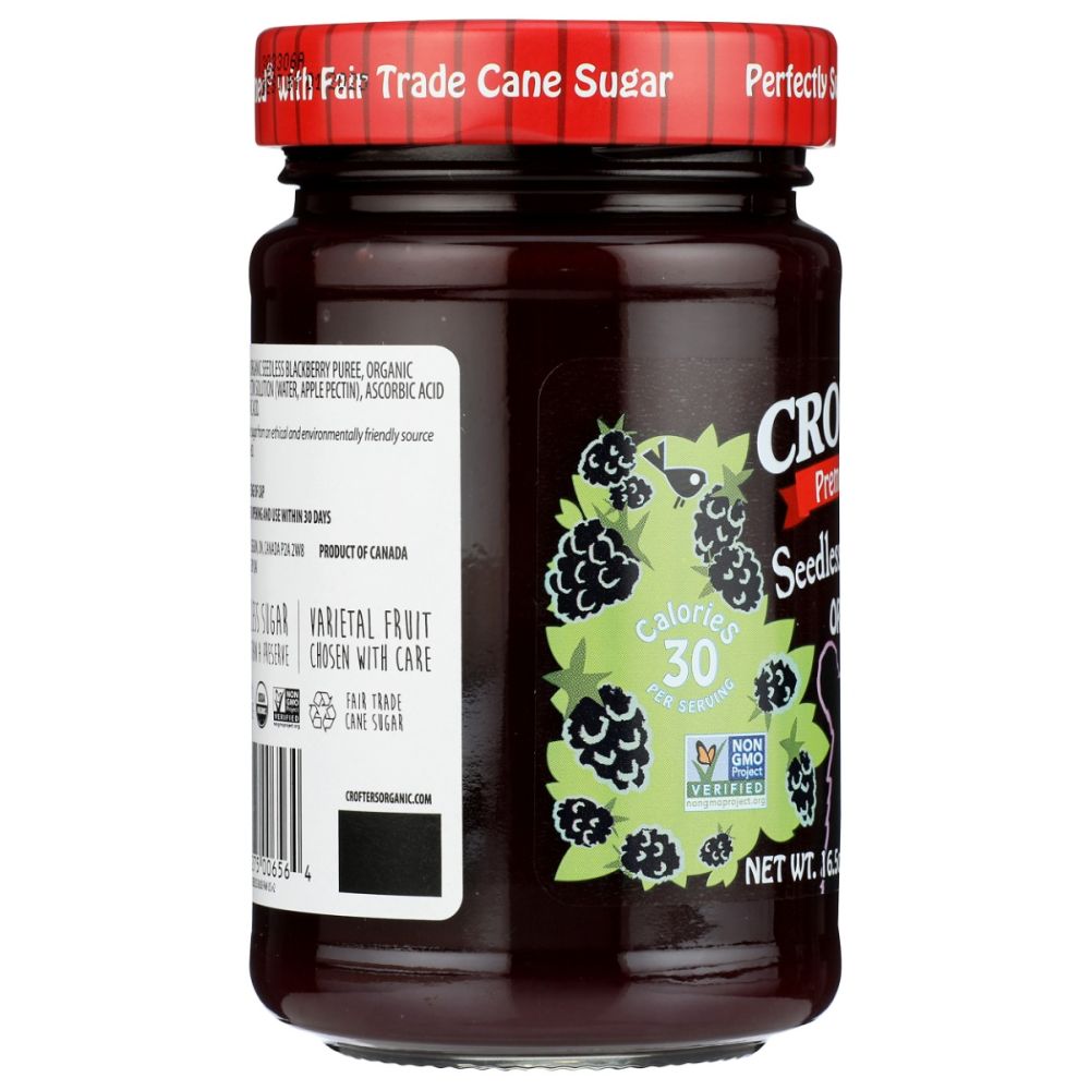 CROFTERS: Premium Spread Blackberry Seedless, 16.5 oz - SMART GREENS