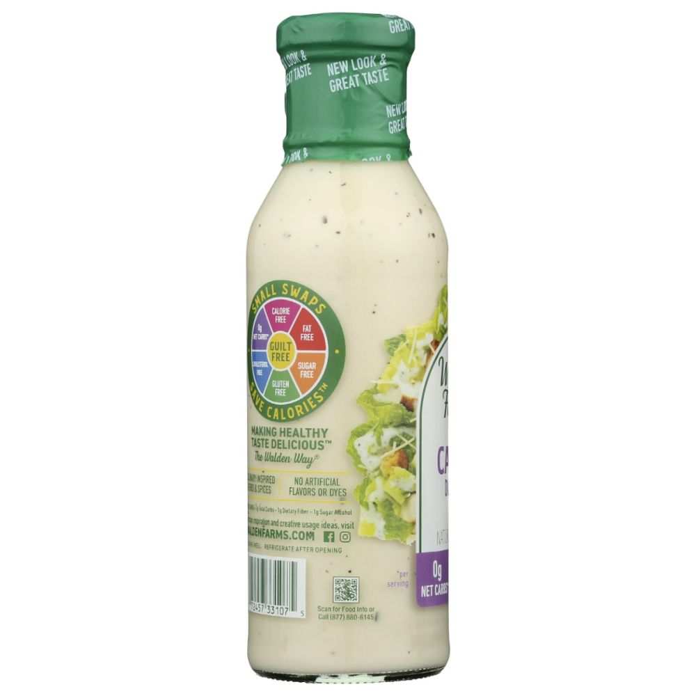 Walden Farms Caesar Zero Calorie Dressing bottle on white background