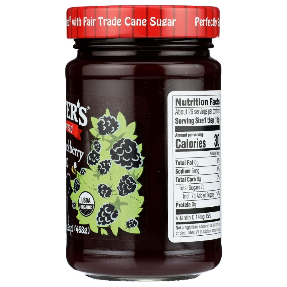CROFTERS: Premium Spread Blackberry Seedless, 16.5 oz - SMART GREENS