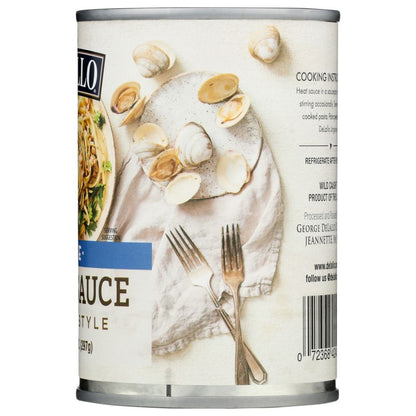 DELALLO: White Clam Sauce, 10.5 oz - SMART GREENS