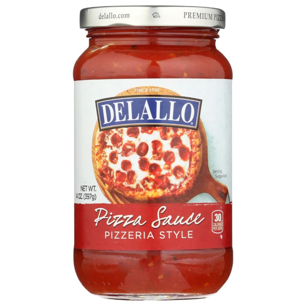 DELALLO: Pizzeria Pizza Sauce, 14 oz - SMART GREENS