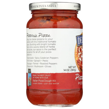 DELALLO: Pizzeria Pizza Sauce, 14 oz - SMART GREENS