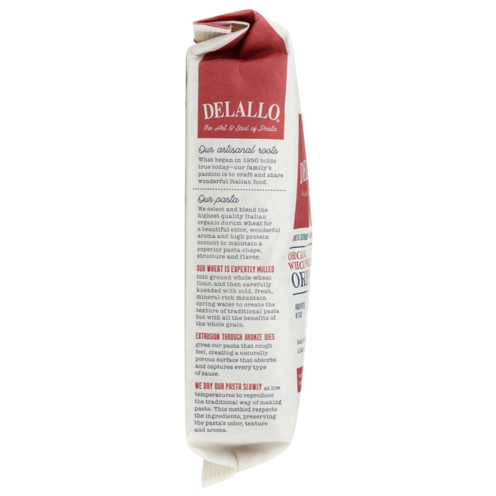 DELALLO: Whole Wheat Orzo Pasta, 16 oz - SMART GREENS
