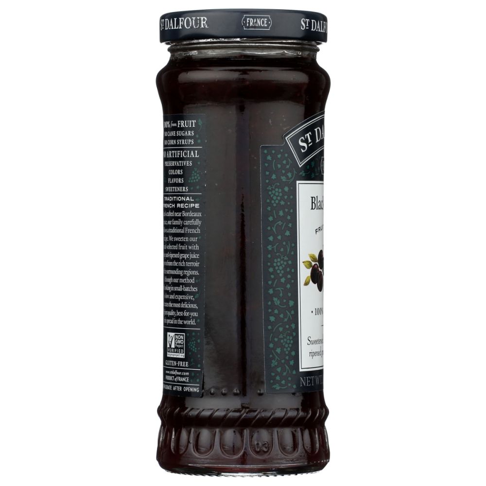 ST DALFOUR: Black Cherry Fruit Spread, 10 oz - SMART GREENS