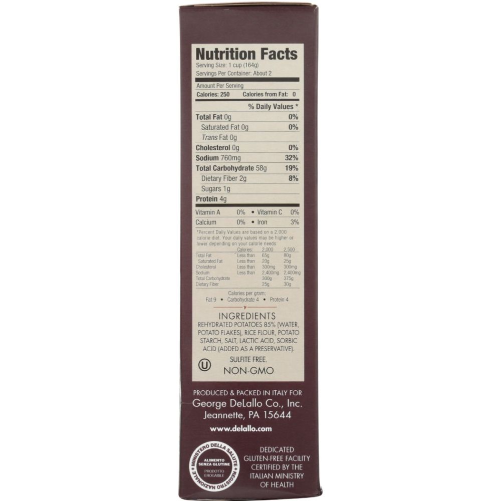 DELALLO: Gluten Free Mini Gnocchi, 12 oz - SMART GREENS