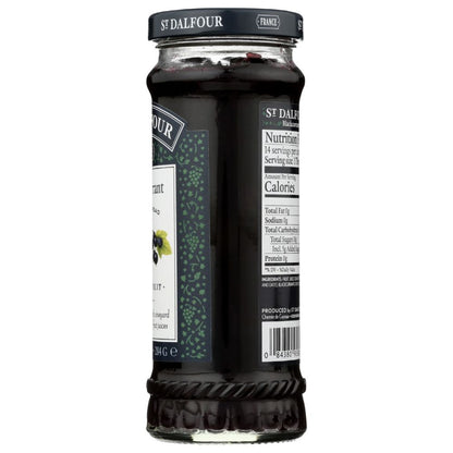 ST DALFOUR: Blackcurrant Fruit Spread, 10 oz - SMART GREENS