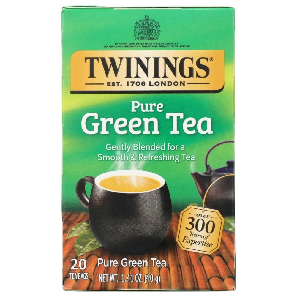 TWINING TEA: Green Tea, 20 bg - SMART GREENS
