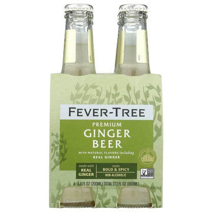 Fever-Tree premium ginger beer 4-pack, non-alcoholic, made with real ginger