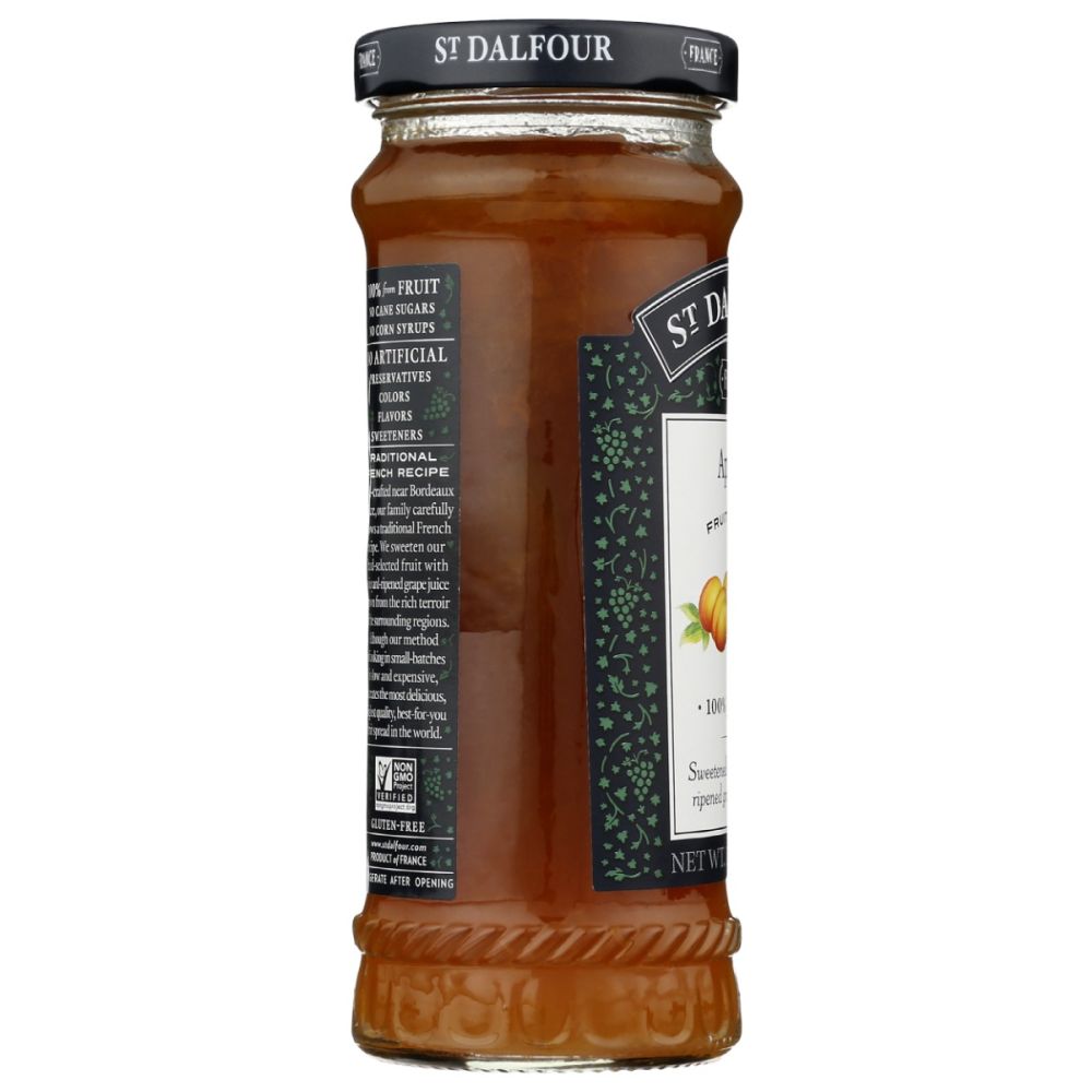 ST DALFOUR: Apricot Fruit Spread, 10 oz - SMART GREENS