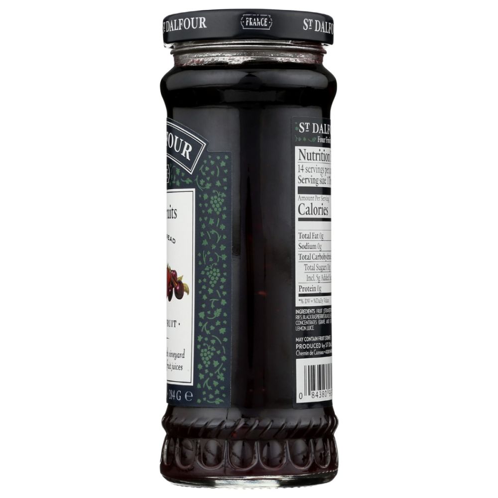 ST DALFOUR: Four Fruits Fruit Spread, 10 oz - SMART GREENS