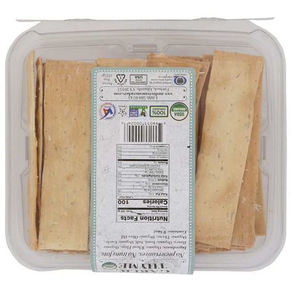 FIREHOOK Garlic Thyme Crackers 8 oz Mediterranean flavor snack