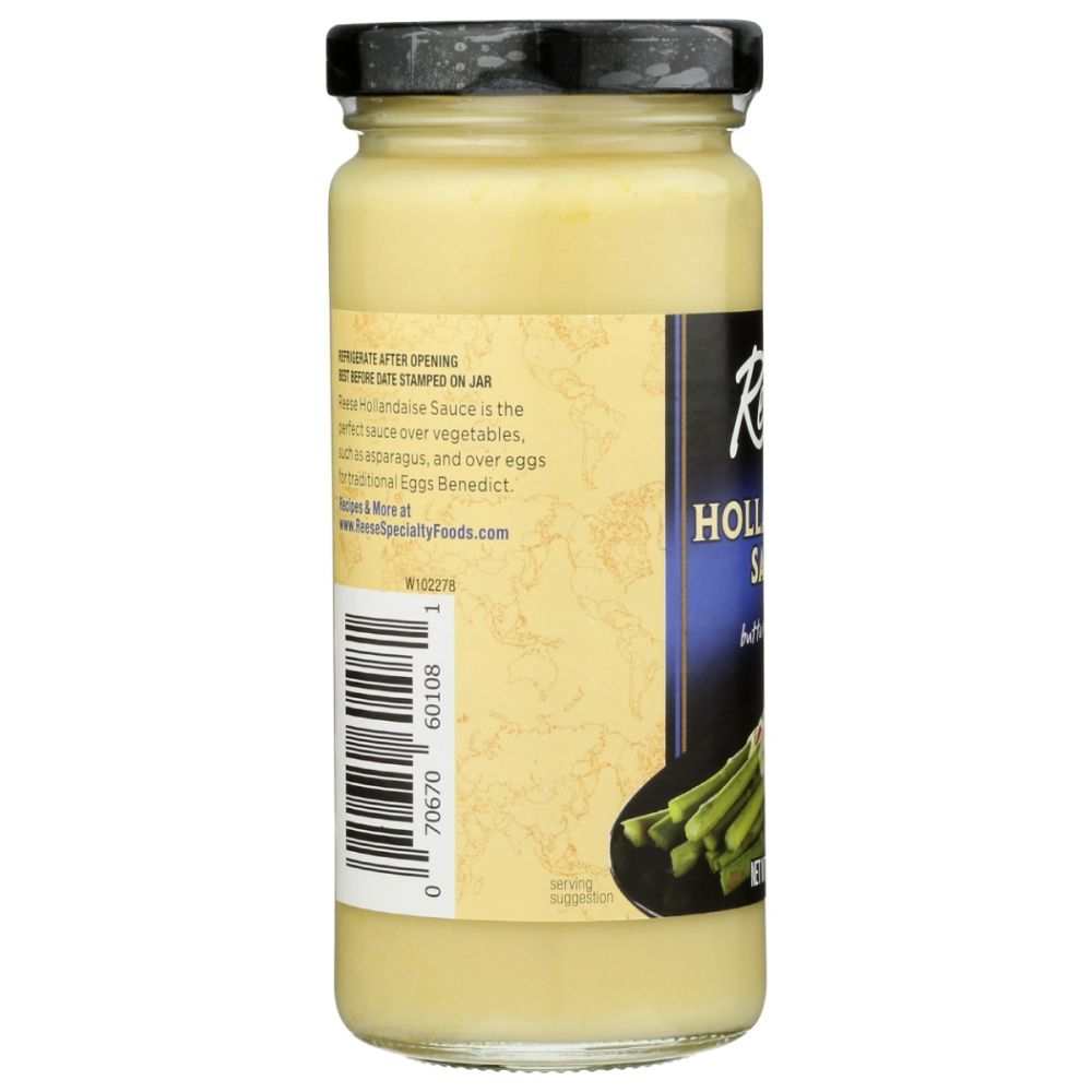 REESE Hollandaise Sauce 7.5 oz bottle for vegetables and Eggs Benedict