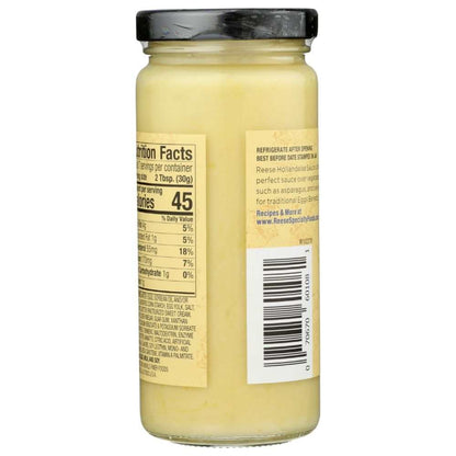 REESE Hollandaise Sauce 7.5 oz bottle for vegetables and Eggs Benedict