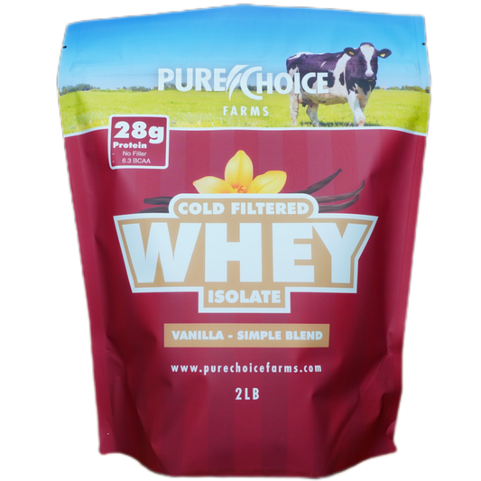 Pure Choice Farms: Whey Protein Isolate with Organic Vanilla