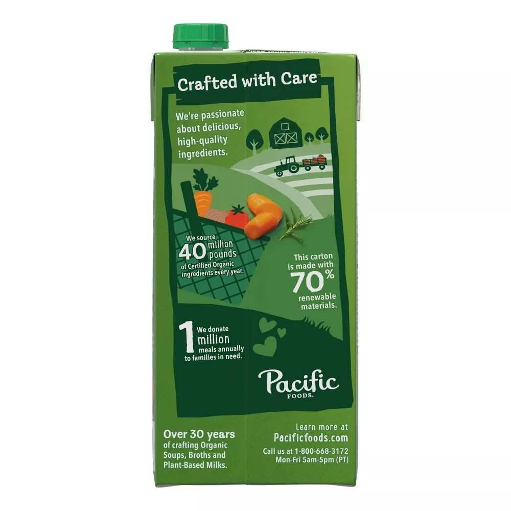 Pacific Foods Organic Chicken Stock 32 oz carton for rich savory cooking