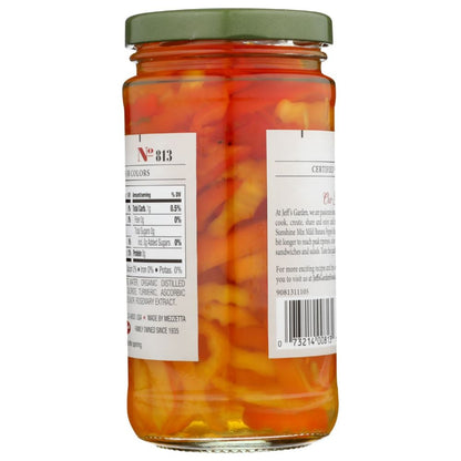 JEFFS NATURALS: Sunshine Mix Mild Banana Pepper Rings, 12 fl oz - SMART GREENS
